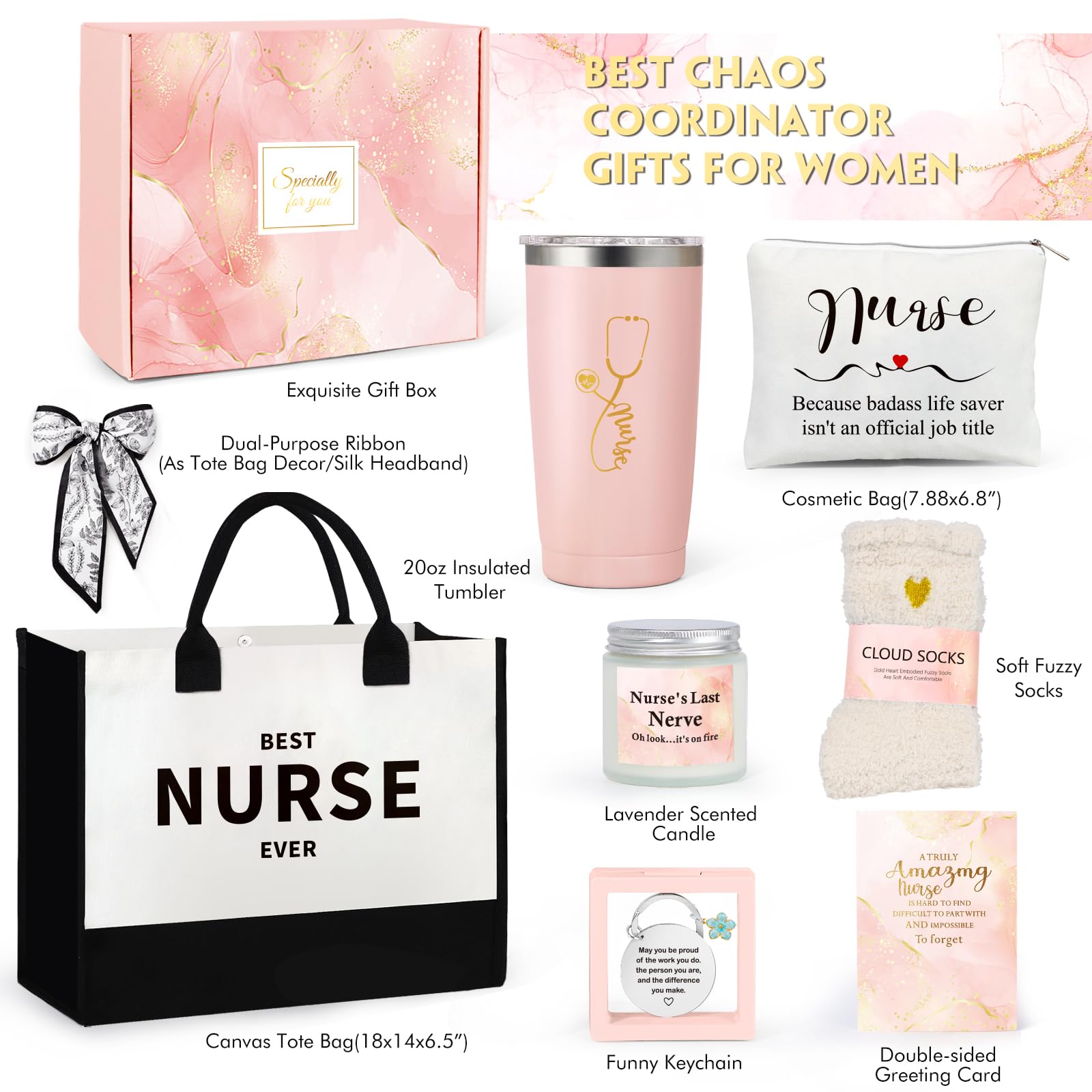 Suhctuptx bolsa cosmética para organización de productos personales.
