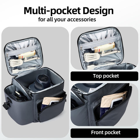 SUITMAT forro interior lavable y cierre impermeable para fácil mantenimiento diario.
