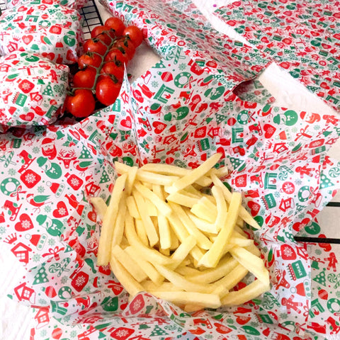 Suiwen envoltorio navideño copos nieve, acabado decorativo para dulces