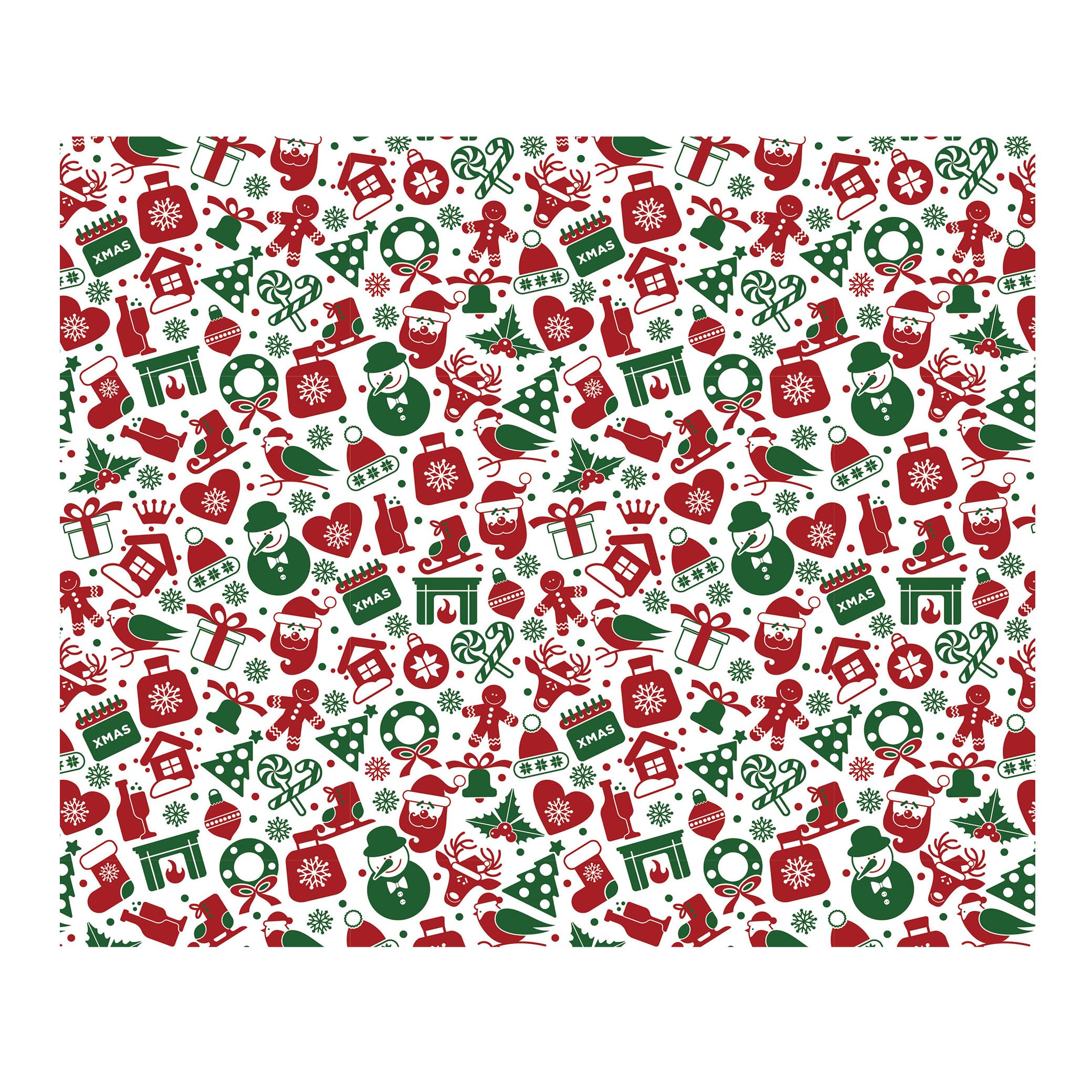 Suiwen papel encerado navidad copos de nieve, para envolver dulces de forma higiénica