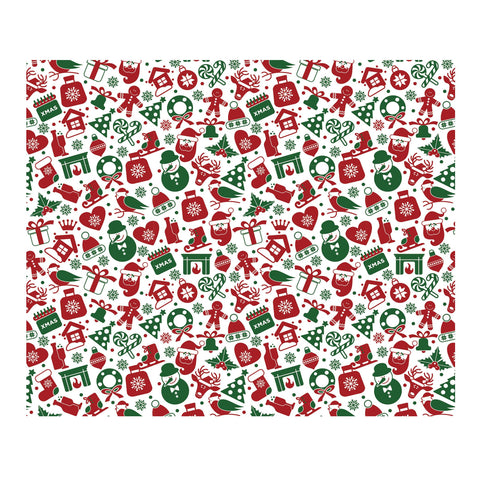 Suiwen papel encerado navidad copos de nieve, para envolver dulces de forma higiénica