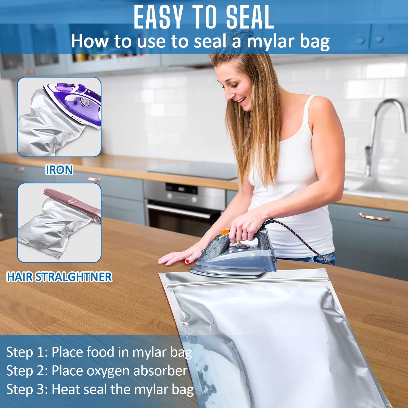 Sukerle bolsa Mylar de aluminio PET para alimentos secos