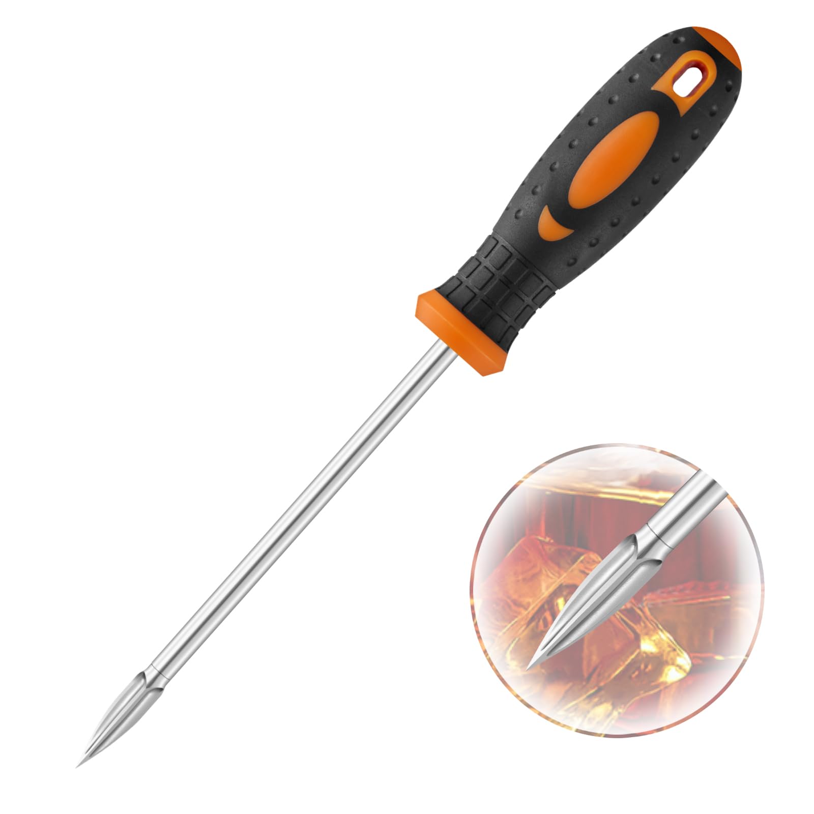 Pico de hielo Sukiise con cabeza afilada para romper hielo con facilidad.