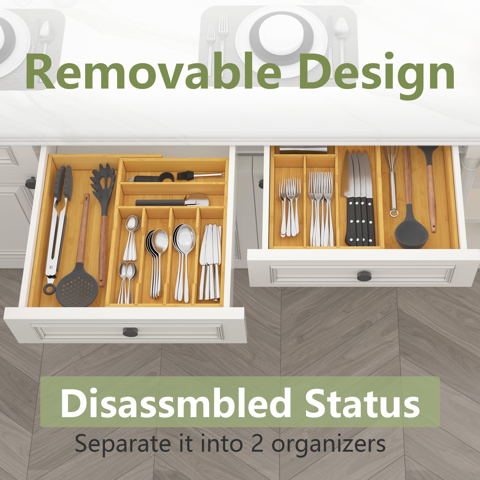 Suli diseño modular para montar o dividir según tu cajón.