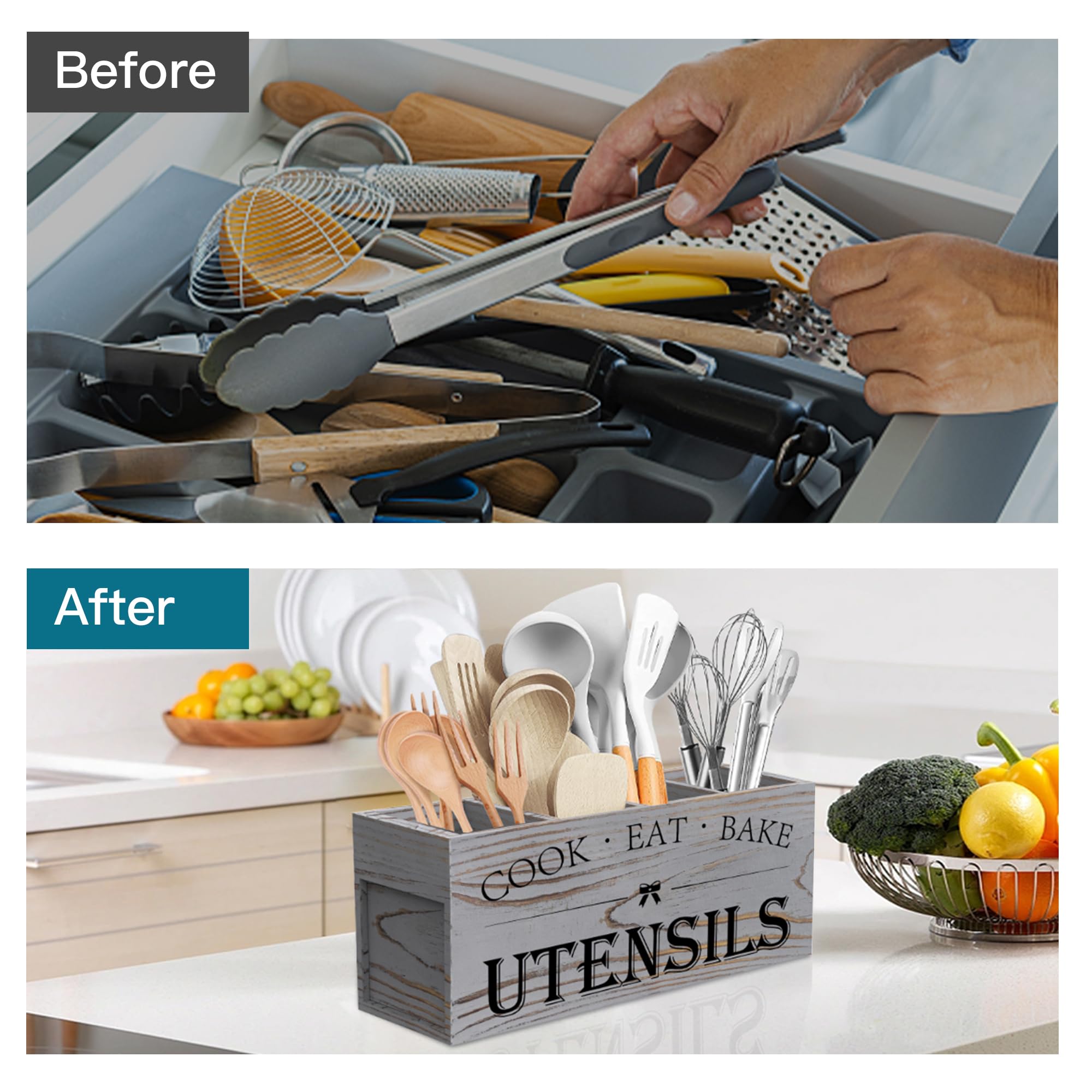 Divisor removible en Suli facilita limpieza y acceso al fondo.