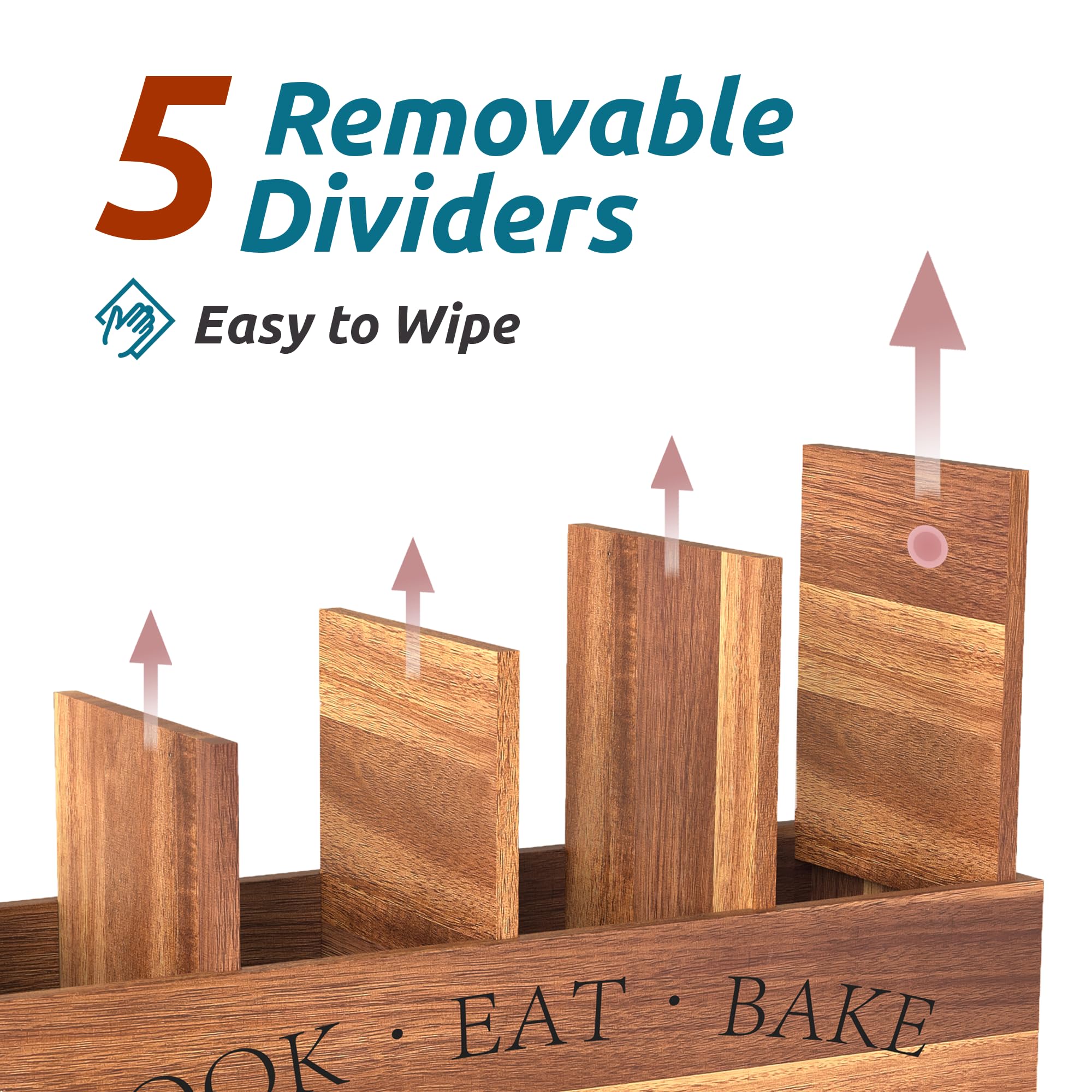 Suli organizador multifuncional para cocina facilita acceso rápido a herramientas