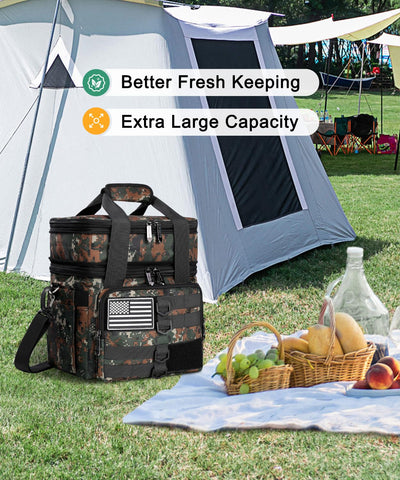 SumeStar bolsa de almuerzo, compartimento superior extensible, ofrece más espacio para snacks.