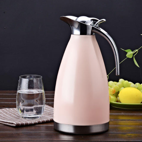 Sumerflos cafetera térmica rosa boca amplia facilita limpieza