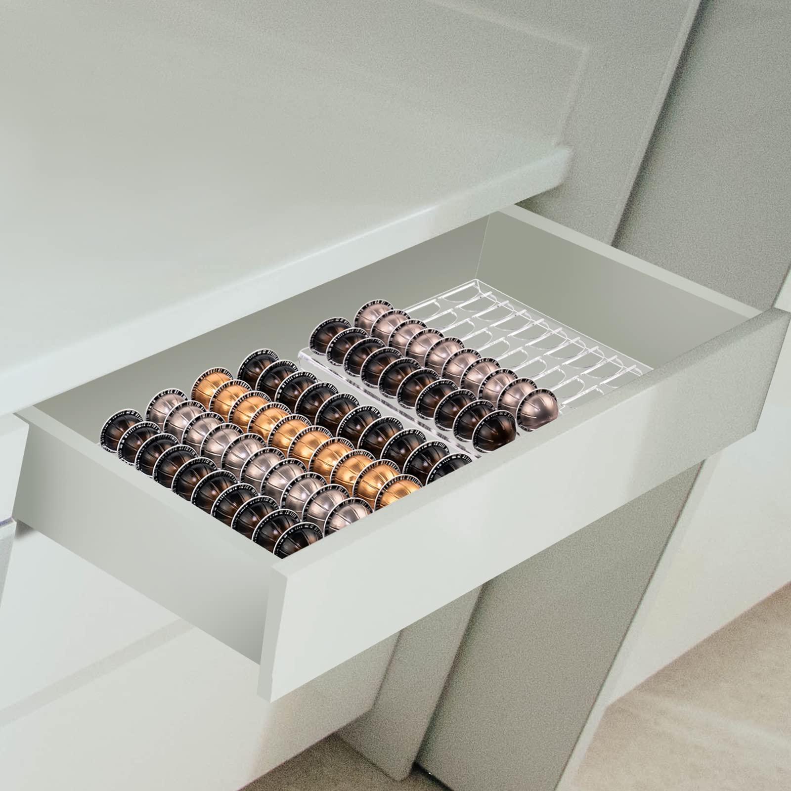 Portacapsulas Sumerflos Vertuoline para cajón de cocina