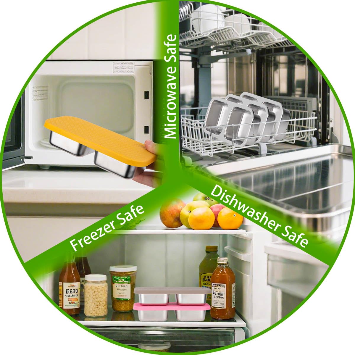 SUMERX Caja para snacks, perfecta para picnic, oficina o coche.