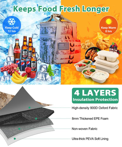 Sumestar bolsillos multiples tactico permite organizar utensilios y snacks