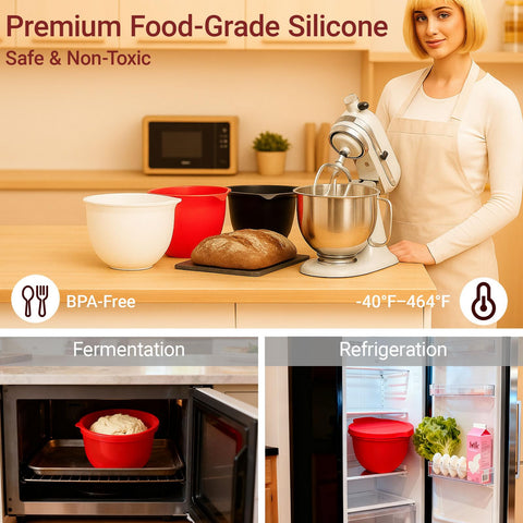 Sumglicie MixAid Liner uso multiuso para mezclar, fermentar y almacenar