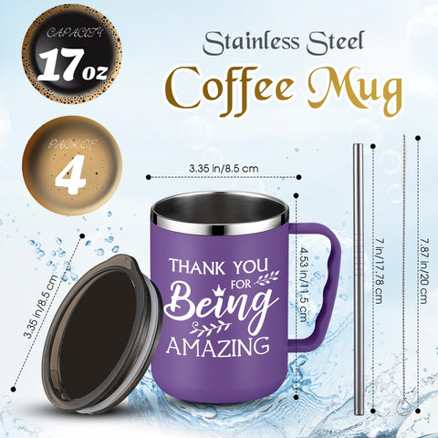 Sumind tazas 17oz con tapas y pajillas, ideal para oficina.