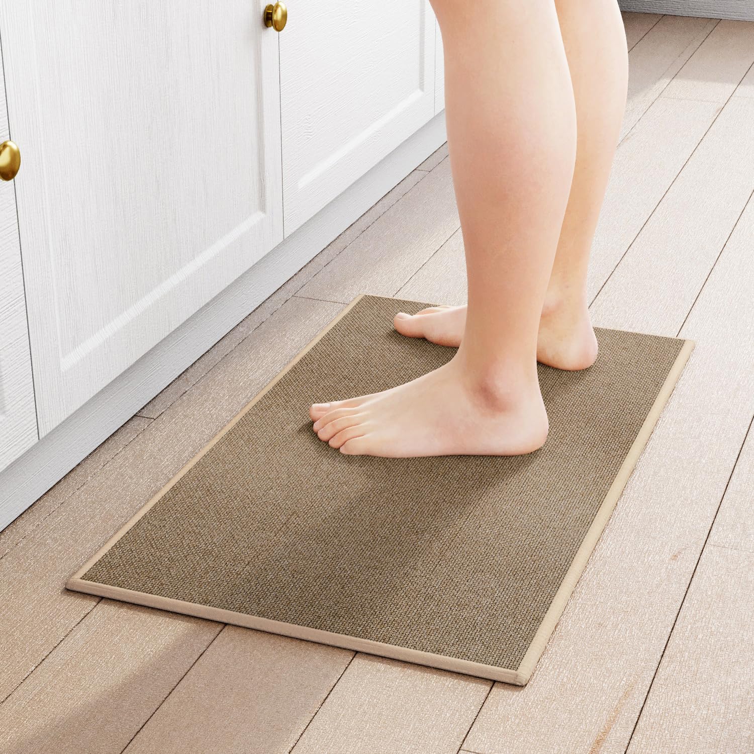 SUMLANS alfombra de cocina antideslizante con base de goma para seguridad.