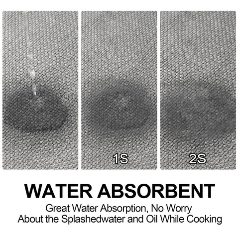SUMLANS alfombra gris para cocina con acolchado cómodo
