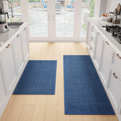 SUMLANS alfombrilla de cocina doble anti-deslizante para mayor seguridad.