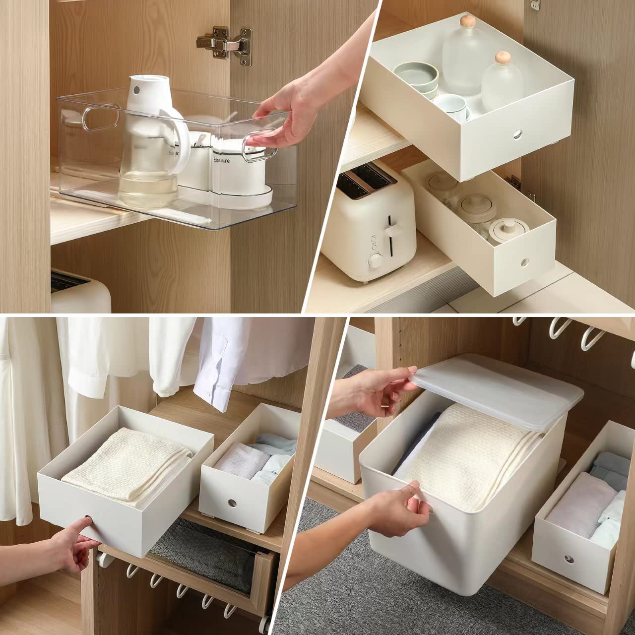 Summark aplicaciones en cocina y armarios, múltiples usos prácticos.