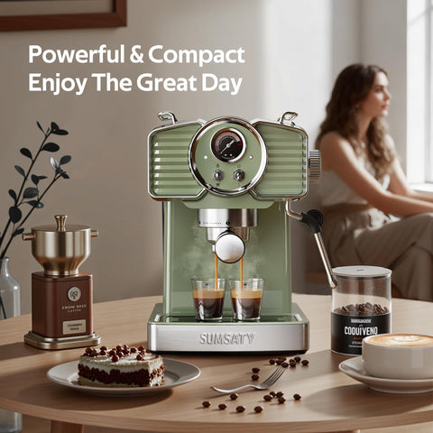 SUMSATY preparación de cappuccino en casa con crema