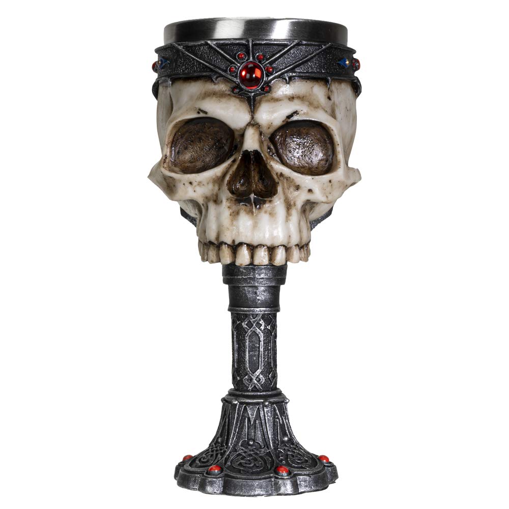 Summit Collection copa calavera Ossario con inserto para servir vino
