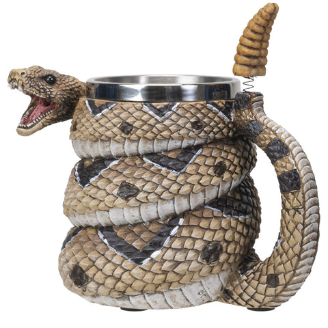 SUMMIT COLLECTION Taza serpiente cascabel capacidad 16 onzas, para bebidas calientes o frías