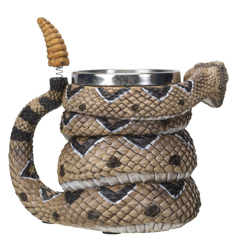 SUMMIT COLLECTION Taza serpiente cascabel dientes, añade carácter a cada bebida
