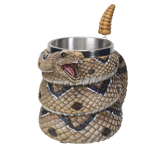 SUMMIT COLLECTION Taza serpiente cascabel enroscada detalle, diseño coleccionable