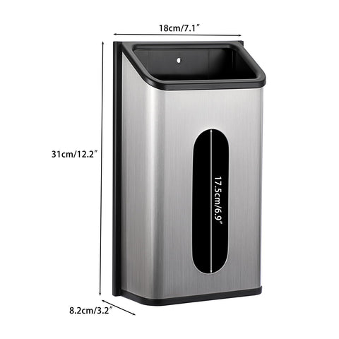 Sumnacon dispensador compacto de bolsas para despensa optimizando el uso del espacio