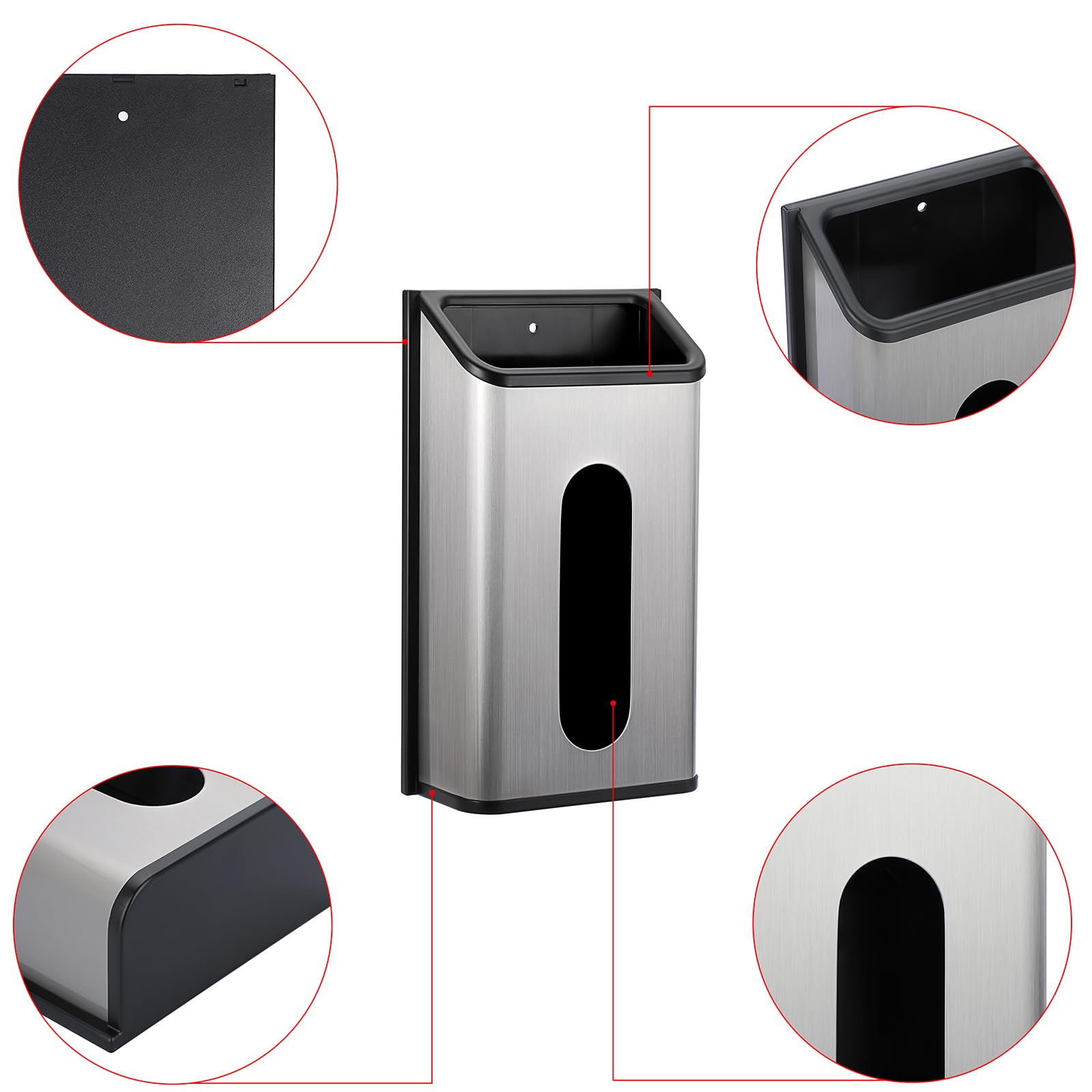 Sumnacon dispensador de bolsas junto al refrigerador, diseño para ahorrar espacio