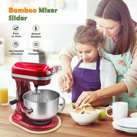 Contenido del paquete: Bamboo Slider para KitchenAid 5-8 Qt Professional Bowl Lift.