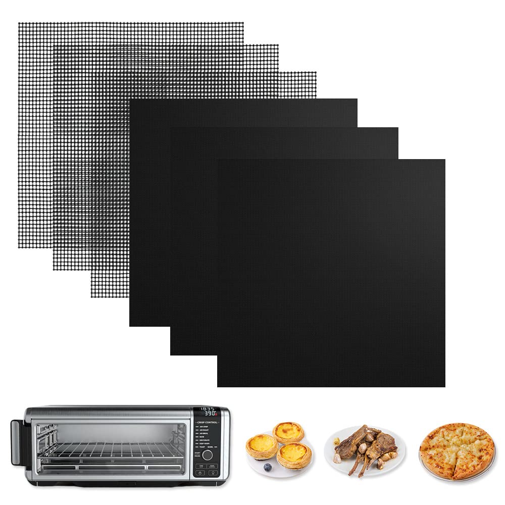 Sun3drucker rejillas Ninja Foodi 12x12 con superficie antiadherente para cocción más limpia