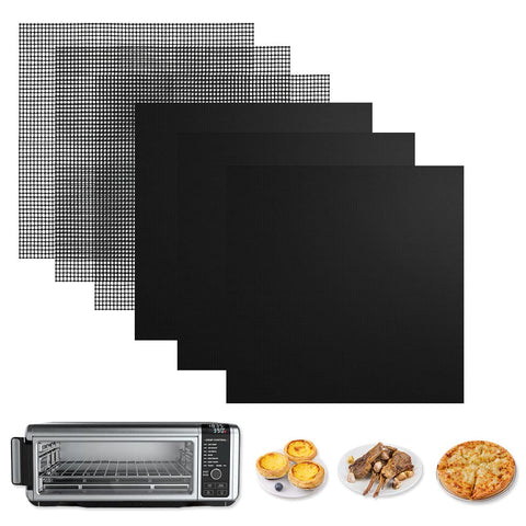 Sun3drucker rejillas Ninja Foodi 12x12 con superficie antiadherente para cocción más limpia