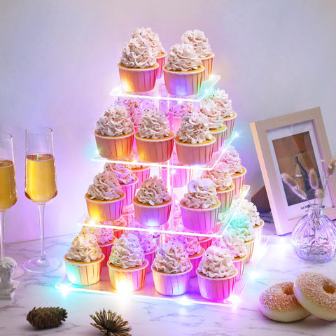 Gran capacidad para 52 cupcakes de 2,5 pulgadas.