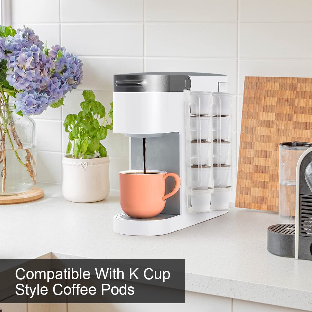 SUNGRACE capacidad para dos unidades, guarda diez cápsulas K-Cup.