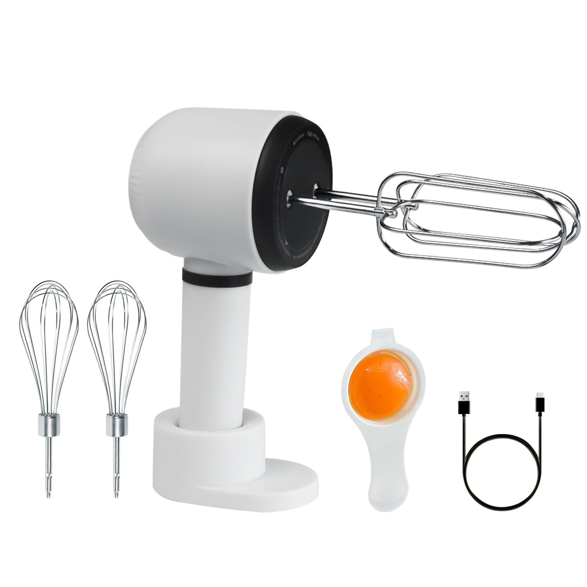 Sunhaixia HM903 batidora de mano con batidores de bordes flexibles para mezcla rápida