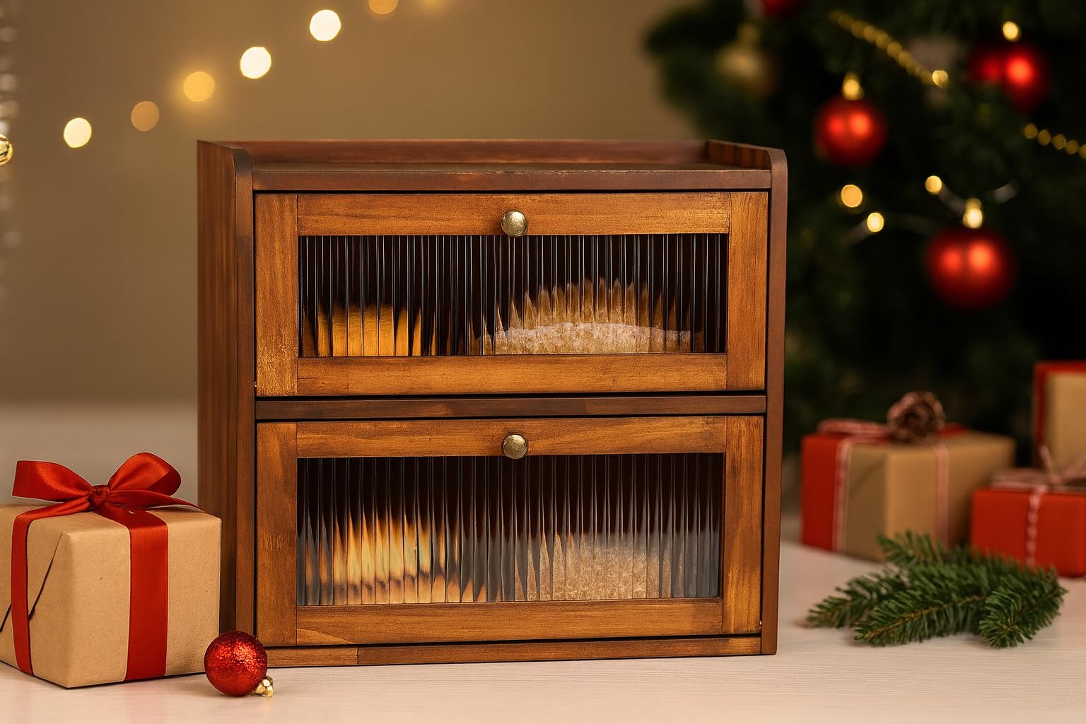 Caja Sunhoo Pan con ventilación trasera para controlar humedad