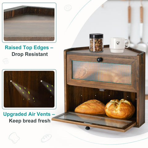 Sunhoo Panera con ventilaciones mejoradas para pan más fresco