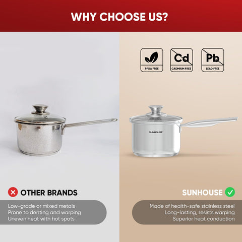Sunhouse capacidad grande para sopas y pastas