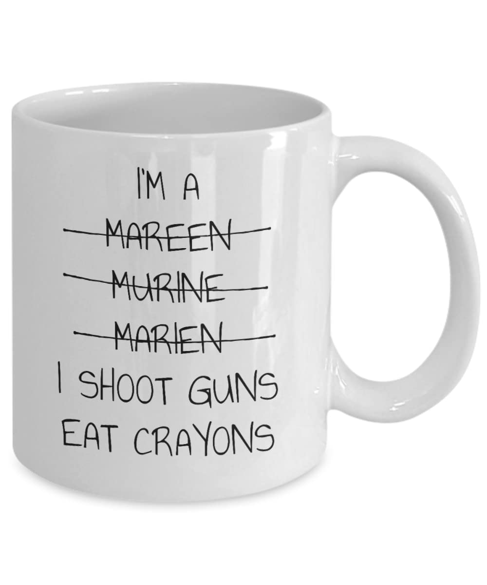 Sunmead Taza Marine come crayones, perfecto para despertar con humor.