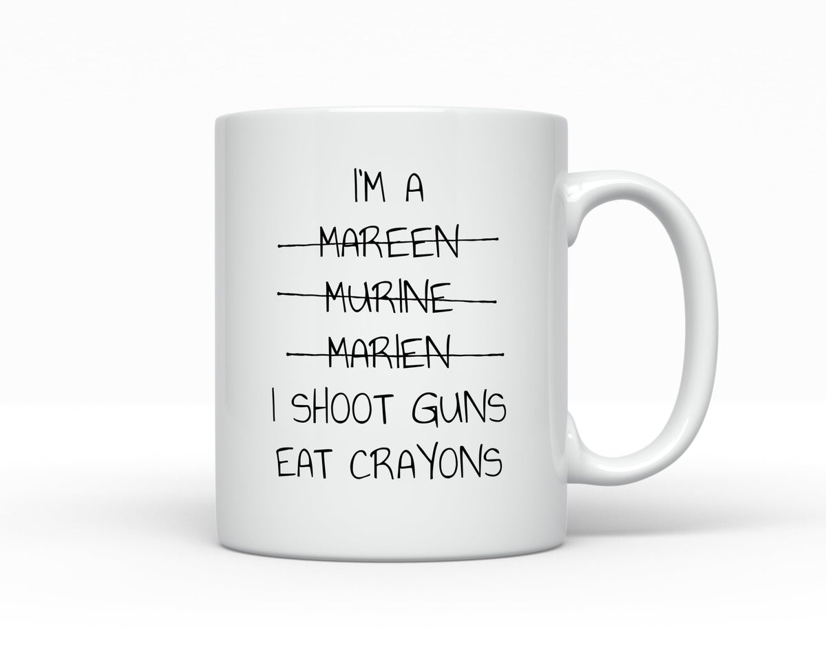 Sunmead Taza Marine dispara armas, ideal como regalo de graduación o cumpleaños.