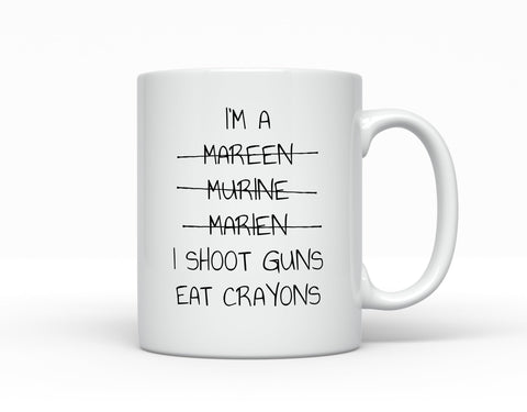 Sunmead Taza Marine dispara armas, ideal como regalo de graduación o cumpleaños.