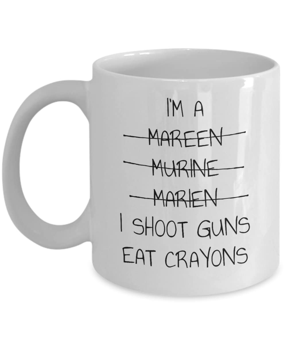 Sunmead Taza regalo de graduación Marine, mensaje divertido para iniciar el día.
