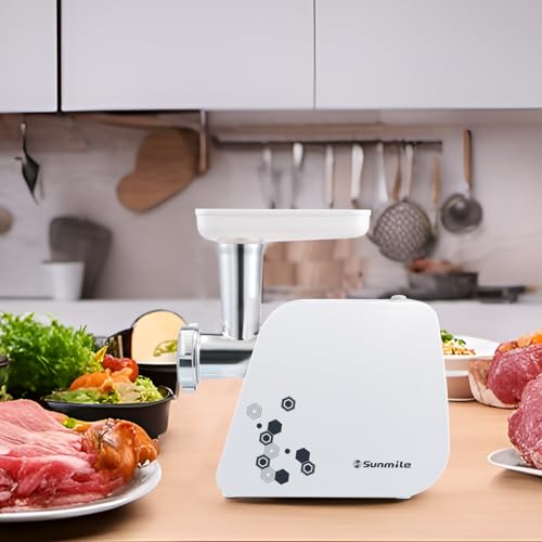 Sunmile molino de carne: carcasa amplia para mayor capacidad de procesamiento.