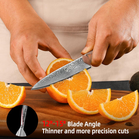 Cuchillo Sunnecko con diseño ergonómico de tang completo para un agarre estable.