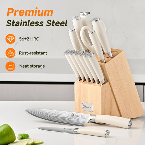 Cuchillo filetear Sunnecko 8 pulgadas para despieces controlados