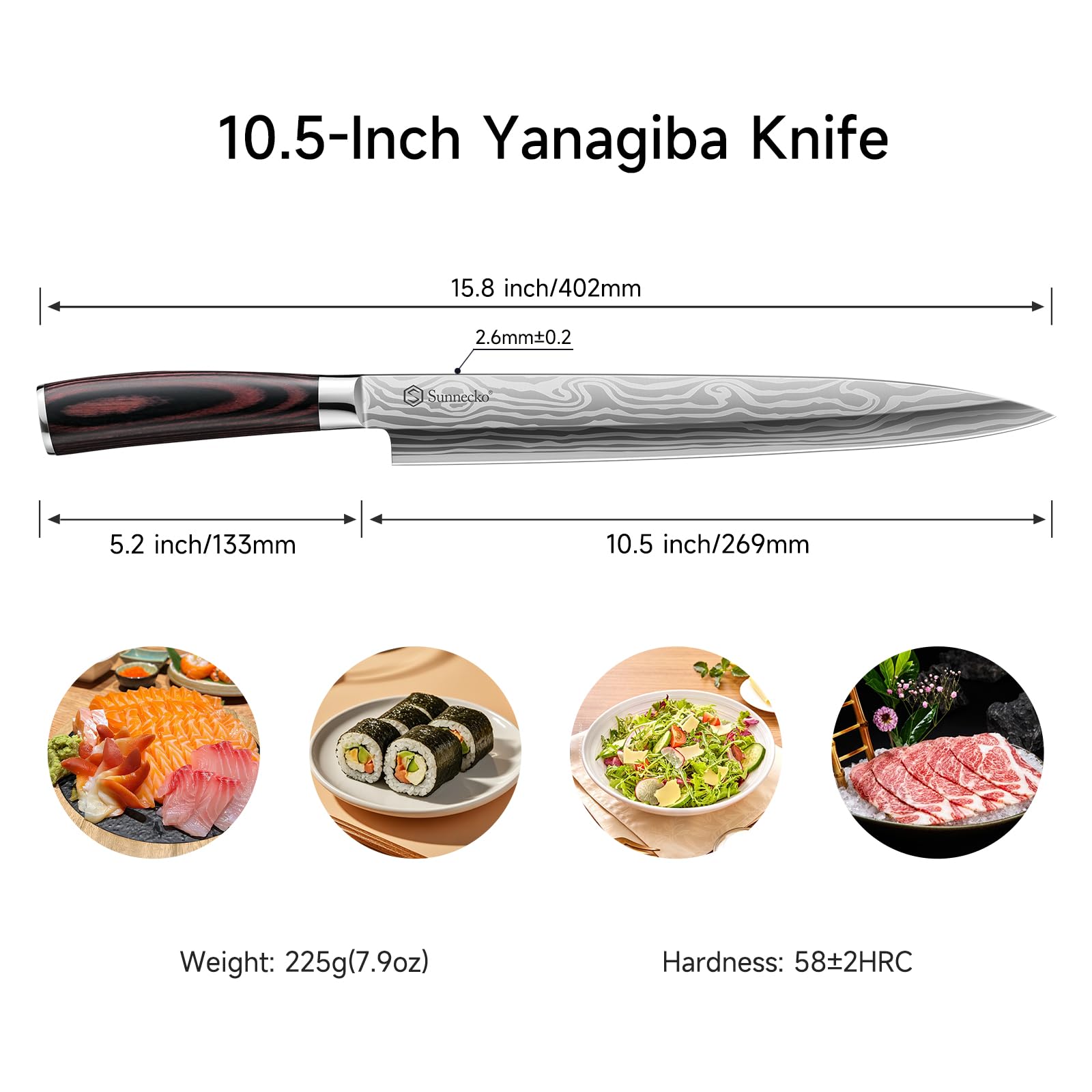 Sunnecko diseño artesanal japonés para resultados precisos.