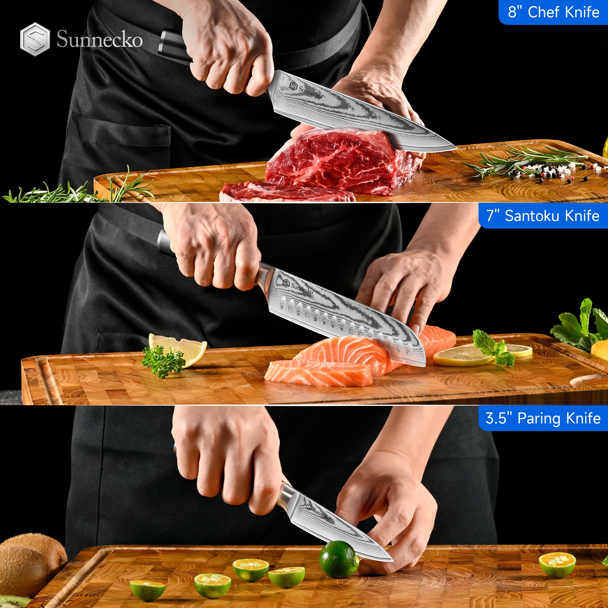 Sunnecko: mango ergonómico para agarre cómodo durante horas.
