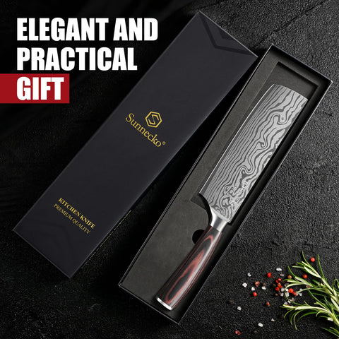Sunnecko Nakiri en empaque de regalo listo para regalo