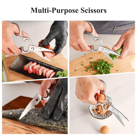 Sunnecko tijeras cocina se desmontan fácilmente para una limpieza minuciosa.