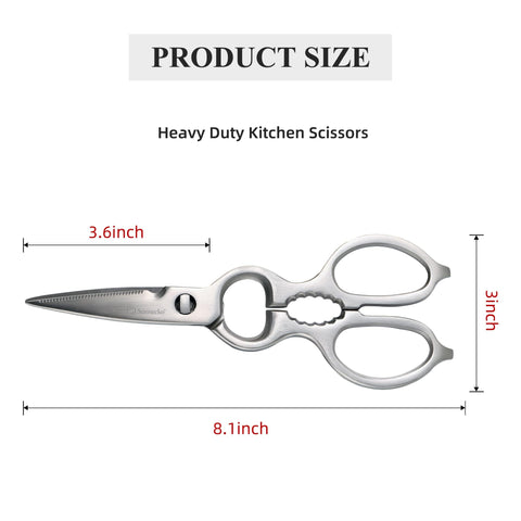Sunnecko tijeras cocina vienen en caja elegante, ideal para regalo.