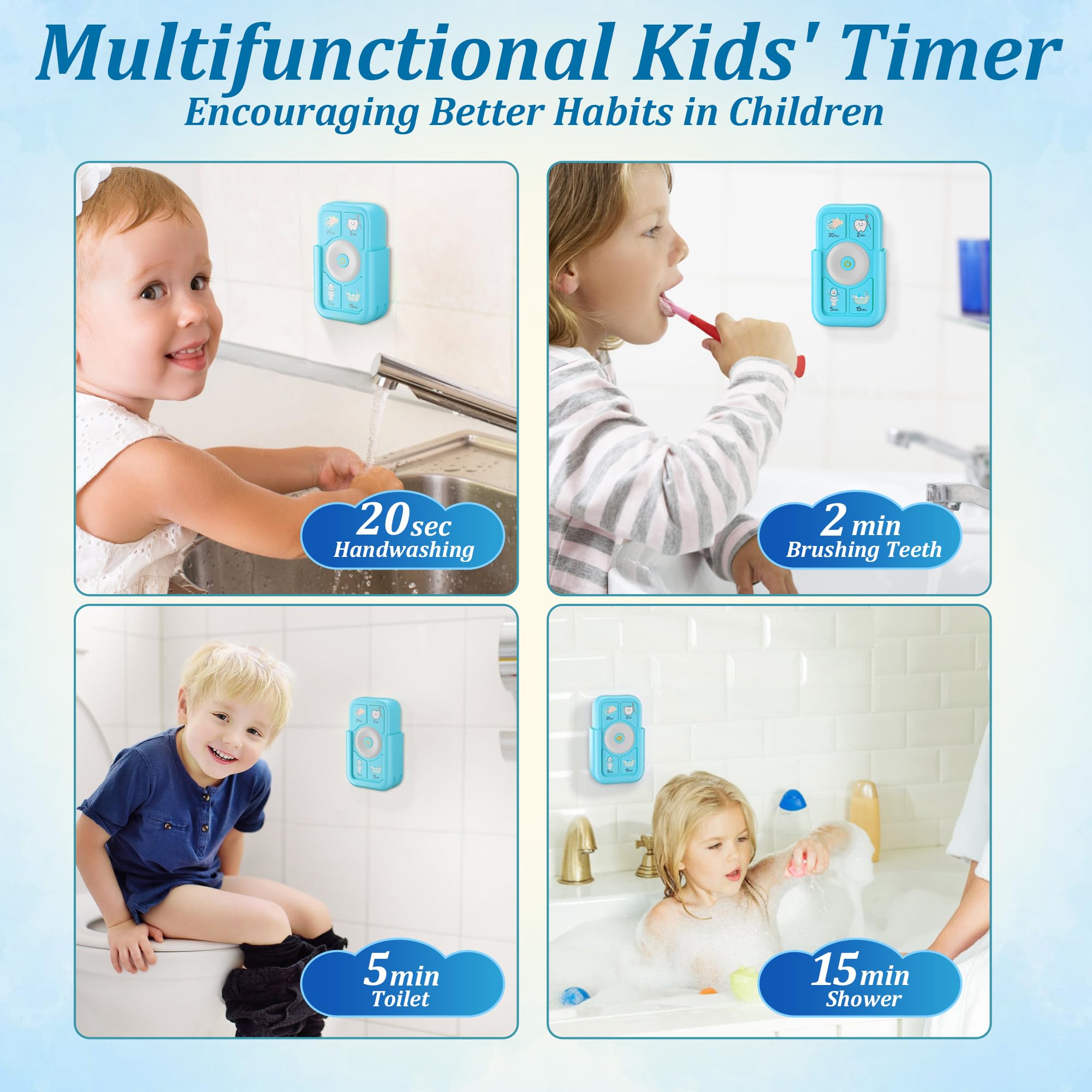 Sunnyload temporizador para cepillado de dientes de 2 minutos, promueve cepillado completo.